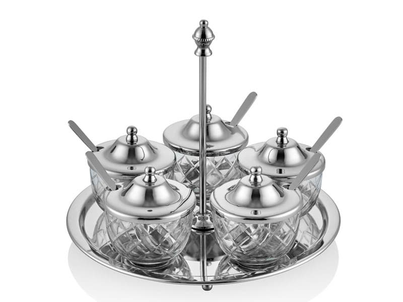 Baharatlık Gümüş 5'li Set